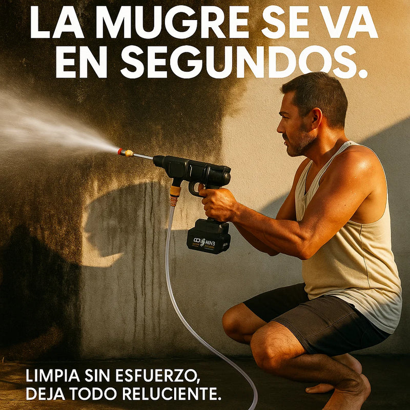 Combo Hidrolavadora Inalámbrica Portátil Recargable 48V de Alta Presión + ¡Juego de herramientas adicional como REGALO para los primeros 50 que aprovechen esta oferta!🎁 ¡Solo por hoy hasta las 11:59 p. m. con envío GRATIS y pago contra entrega!