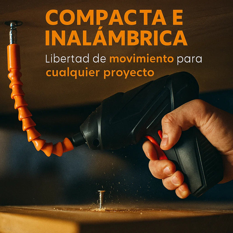 Destornillador Eléctrico Portátil ZORTINS™ ( ¡OFERTA EXCLUSIVA SOLO PARA LOS PRIMEROS 50 COMPRADORES- llévate de regalo 47 brocas variadas, un mandril de 6 mm y un maletín) ! solo hasta hoy a las 11:59 p.m.!