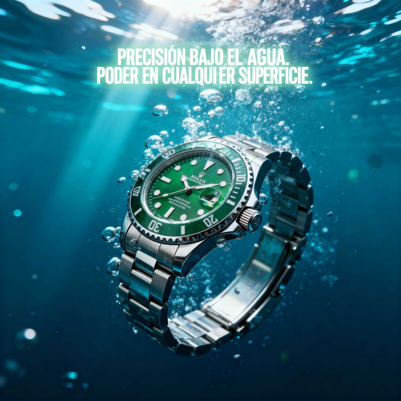 ¡RELÓGIO ZORTINS RLX A PRUEBA DE AGUA con 50% DE DESCUENTO + ENVÍO GRATIS y PAGO CONTRAENTREGA sólo para los primeros 50 compradores!